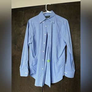 Mens Blue Dress Shirt